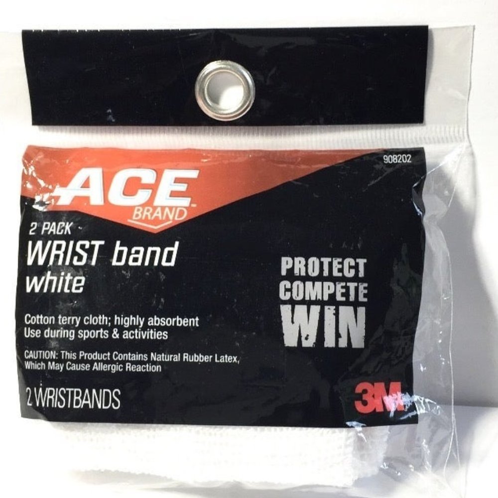 ACE Wristbands Twin Pack 2 Wrist Bands